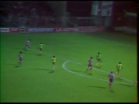 19/10/1977 European Cup 2nd Round 1st leg NANTES v ATLETICO MADRID