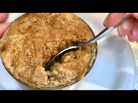 Low Carb Snickerdoodle Mug Cake Recipe Ready In 1 Minute - Gluten Free - Vegan - Keto - Guilt Free