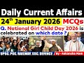 24th January Current Affairs 2026 Current Affairs Today Daily Current Affair 2026 Currentaffair
