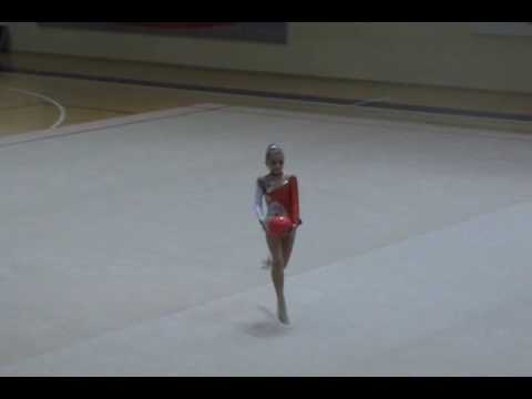 Dana Lisagor - Israel Championship Rhythmic Gymnastics Ball 2009 -1st place