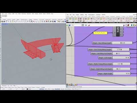 04_Grasshopper, Sofistik - Parametric curved frame bridge