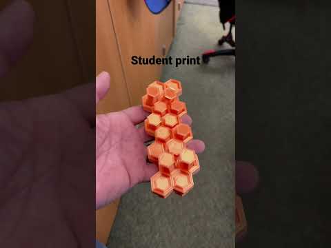 Student printed based of the tutorial #3dprinting #tinkercad