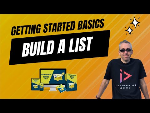 Getting Started Basics - List Building For Beginners