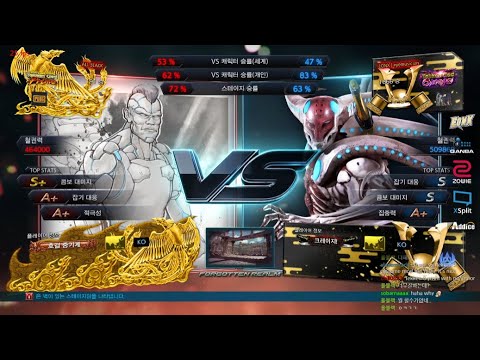 AllBlack (ganryu,jack) VS eyemusician (yoshimitsu) - Tekken 7 Season 4