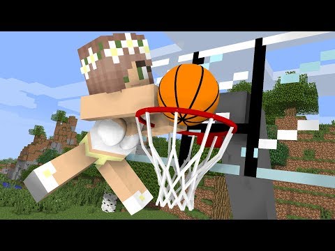 Monster School: Basketball Challenge - Minecraft Animation