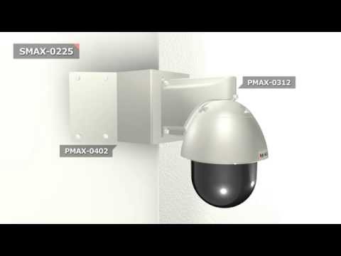 Outdoor PTZ / Speed Dome with SMAX-0225 Mounting Video