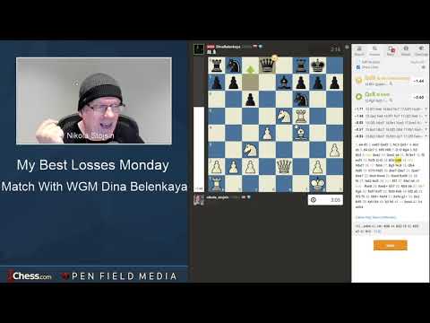 My Best Losses Monday | Match with WGM Dina Belenkaya.