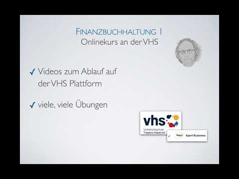 Finanzbuchhaltung  Grundlagen  Online Kurs an der VHS