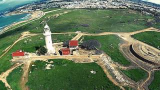 preview picture of video 'PAPHOS LIGHTHOUSE BY CYPRUS  AERIAL ACTIVITIES'