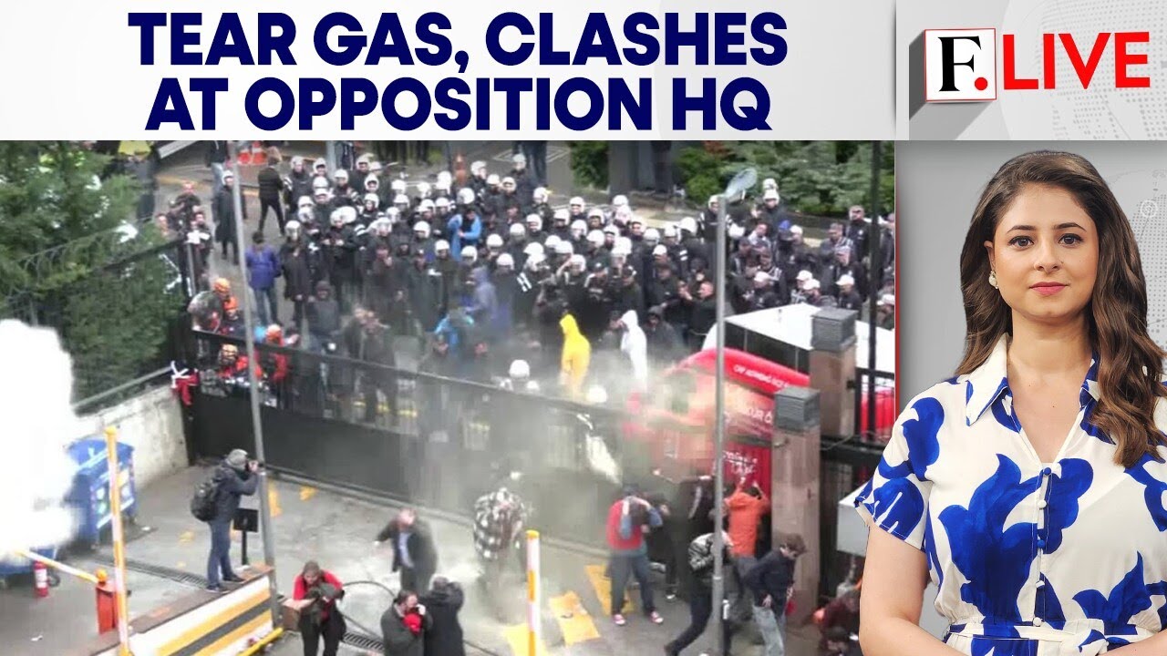 Turkey Crisis: Riot Police Storm Opposition HQ After Court Ousts Leader | Firstpost Live | N18G