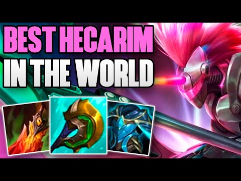 BEST HECARIM IN THE WORLD CARRIES IN HIGH KR CHALLENGER! | CHALLENGER HECARIM JUNGLE GAMEPLAY | 12.4
