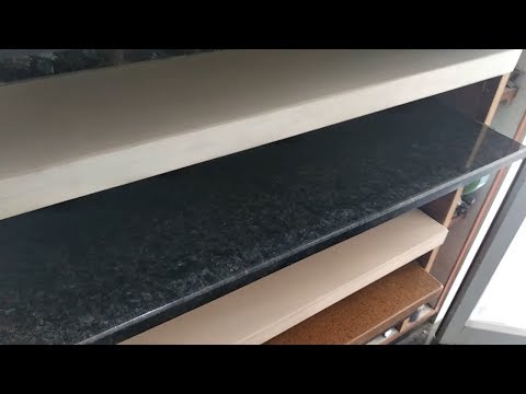 Demonstrating about granite kitchen countertop