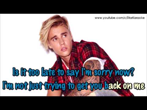 Justin Bieber - Sorry [Karaoke/Instrumental]