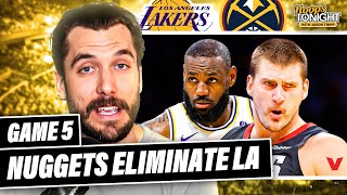 Lakers-Nuggets Reaction: Murray GAME-WINNER eliminates LeBron James & LA in Game 5 | Hoops Tonight