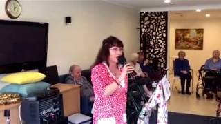 Lyn from Butterfly singing I'm Forever Blowing Bubbles by Vera Lynn