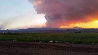 Our view of the Brianhead fire!!!!