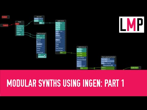Creating Modular Synths using Ingen and ams-lv2 - Part 1