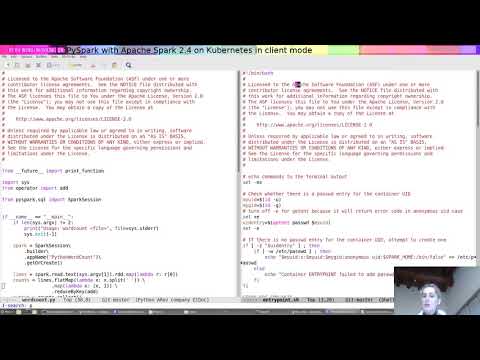 Jupyter Notebook with Apache Spark 2.4 on Kubernetes example with GKE - client mode