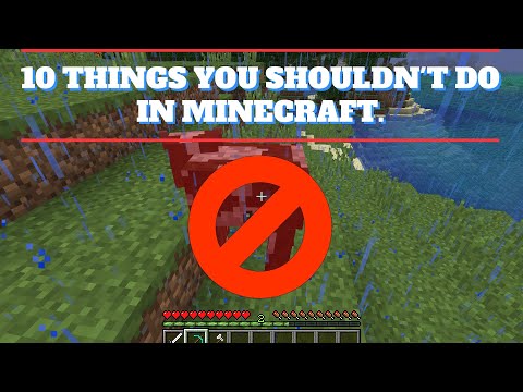 WARNING: You'll Lose Your Mind If You Break These 10 Rules in Minecraft 1.13.2!