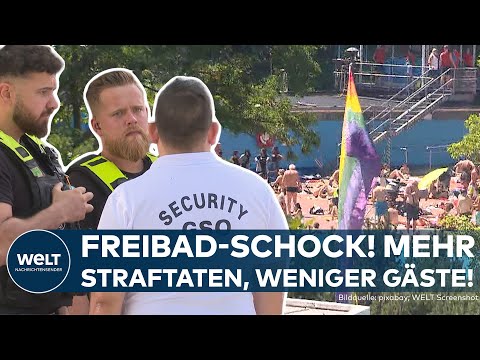 BERLIN: Kriminalität in Freibädern steigt! Weniger Besucher, mehr Straftaten!