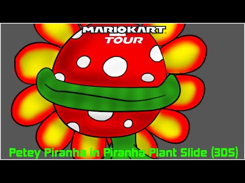 Mario Kart Tour: Petey Piranha in Piranha Plant Slide (3DS)