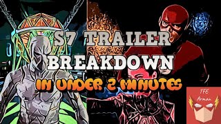 Season 7 Trailer Breakdown in UNDER 2 minutes (The Flash)