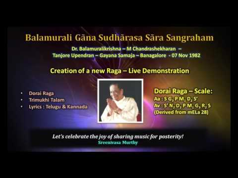 Creation of a new Raga - A rare recording of 1982