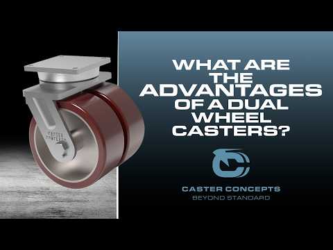 Dual Wheel vs Single Wheel Casters | Benefits for Heavy Duty Industrial & Commercial Applications