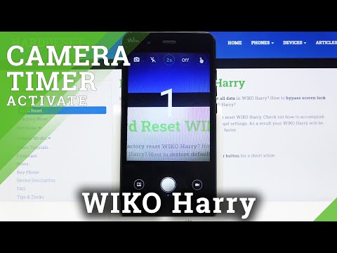 Activate Camera Timer – Photo Delay in WIKO Harry