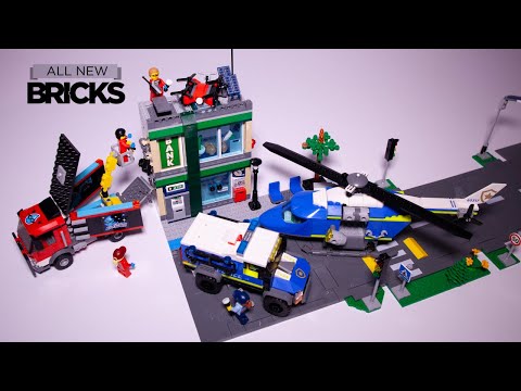 Vidéo LEGO City 60317 : La course-poursuite de la police à la banque