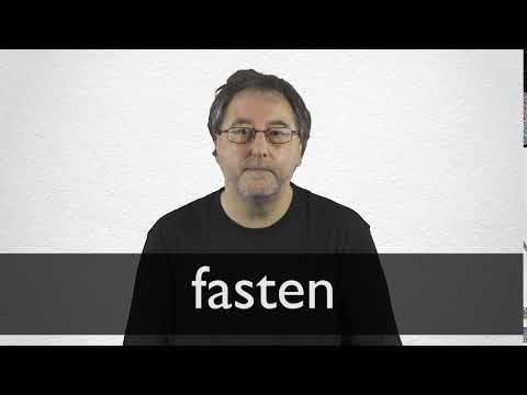 FASTEN definition in American English