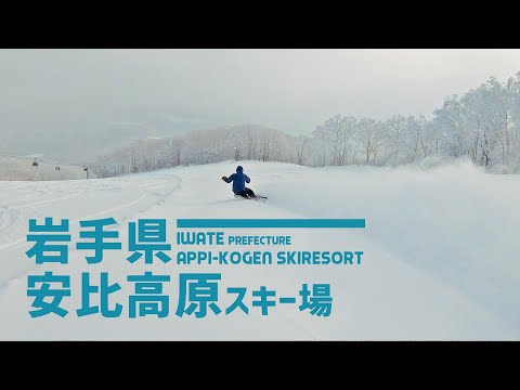 Video: 【ビックリゾート】岩手県 安比高原スキー場 / ゲレンデ全体新雪に覆われた広大なスキー場をゲレンディング