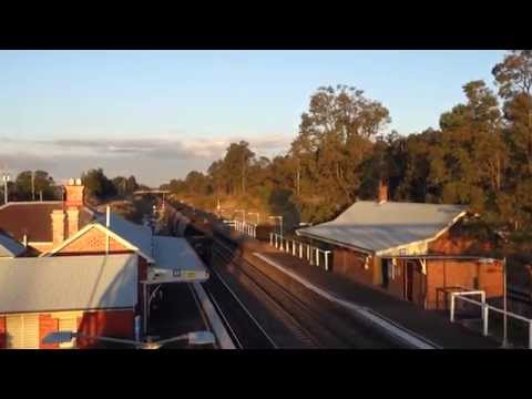 Hunter Valley coal trains at Branxton - 6/6/15
