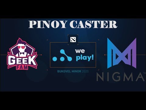 PINOY CASTER - GEEKFAM vs NIGMA (BO3) - Lower Bracket Finals