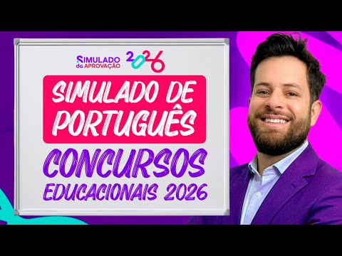 Simulado de Português 2026 | O Que Mais Cai em Concursos Educacionais