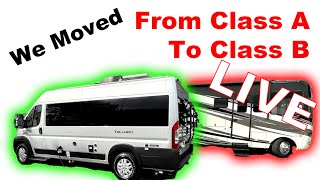 Why We Moved From a Class A To A Class B Motorhome