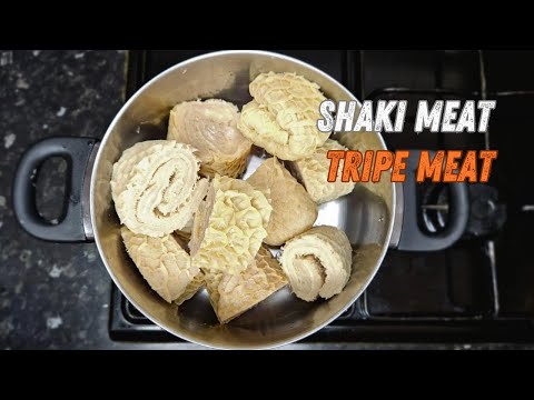 HOW TO COOK TRIPE | Nigerian Shaki Meat | TRIPE RECIPE