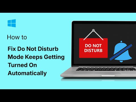 How To Fix Do Not Disturb Mode Keeps Getting Turned On Automatically