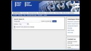 Library catalogue tutorial