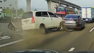 【車禍影片】經典五股交流道三寶（2025.04.02 國道一號北上五股交流道