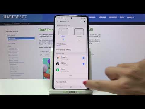 How to Manage Touch Sounds in SAMSUNG Galaxy A51 – Enter Touch Sound Settings