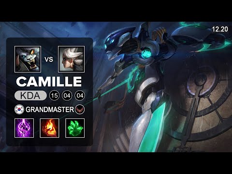 Camille vs Rengar Top - KR Grandmaster - Patch 12.20 Season 12