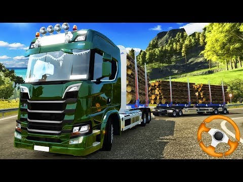 Heavy Logging Cargo Truck Transport Simulator - Driving American Machines