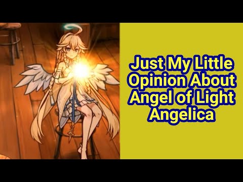 Epic Seven - Angel of Light Angelica - Just My Little Opinion before Her Banner