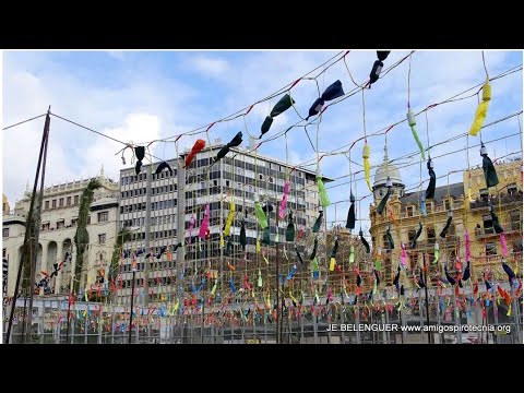 Mascleta Nocturna cierre Cabalgata Del  ninot Fallas Valencia 2026 Pirotecnia Peñarroja