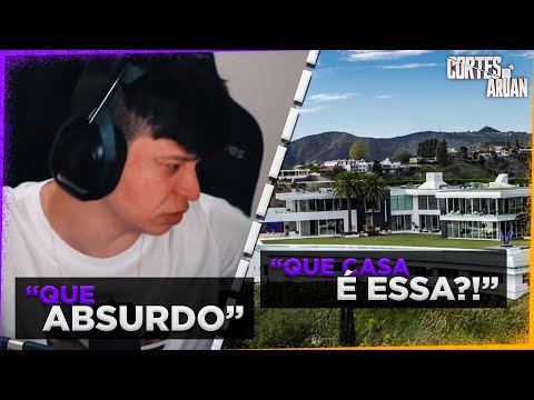 ARUAN REAGE A VISITANDO A CASA MAIS CARA DOS ESTADOS UNIDOS (295 MILHÕES DE DÓLARES)-Cortes do Aruan