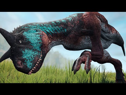 Entre a Manada de Shantungosaurus! Vida de Carnotauro Azulão | The Isle Realismo | (PT/BR)