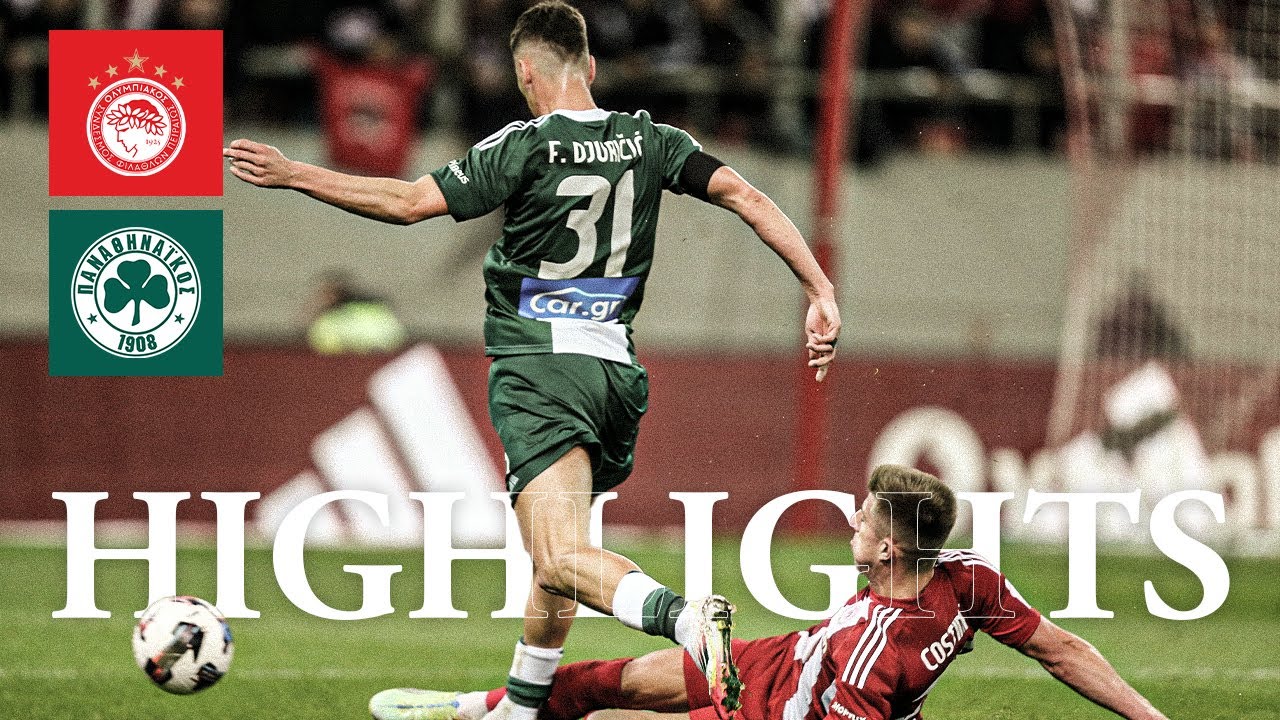 Highlights: Olympiacos – Panathinaikos 1-1 | pao.gr