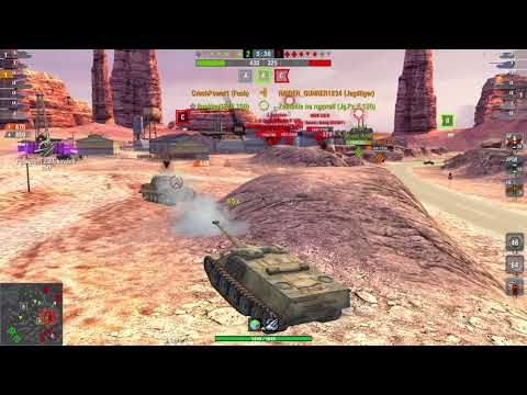WoT Blitz AMX 50 FOCH Mastery.Kind of agressive...