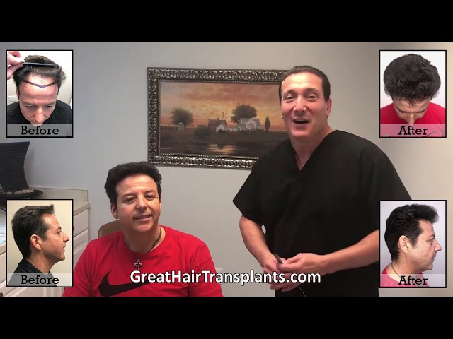 Dr. Brett Bolton Patient Peter MaxHarvest&trade; Procedure


